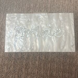 Acrylic Bride clutch